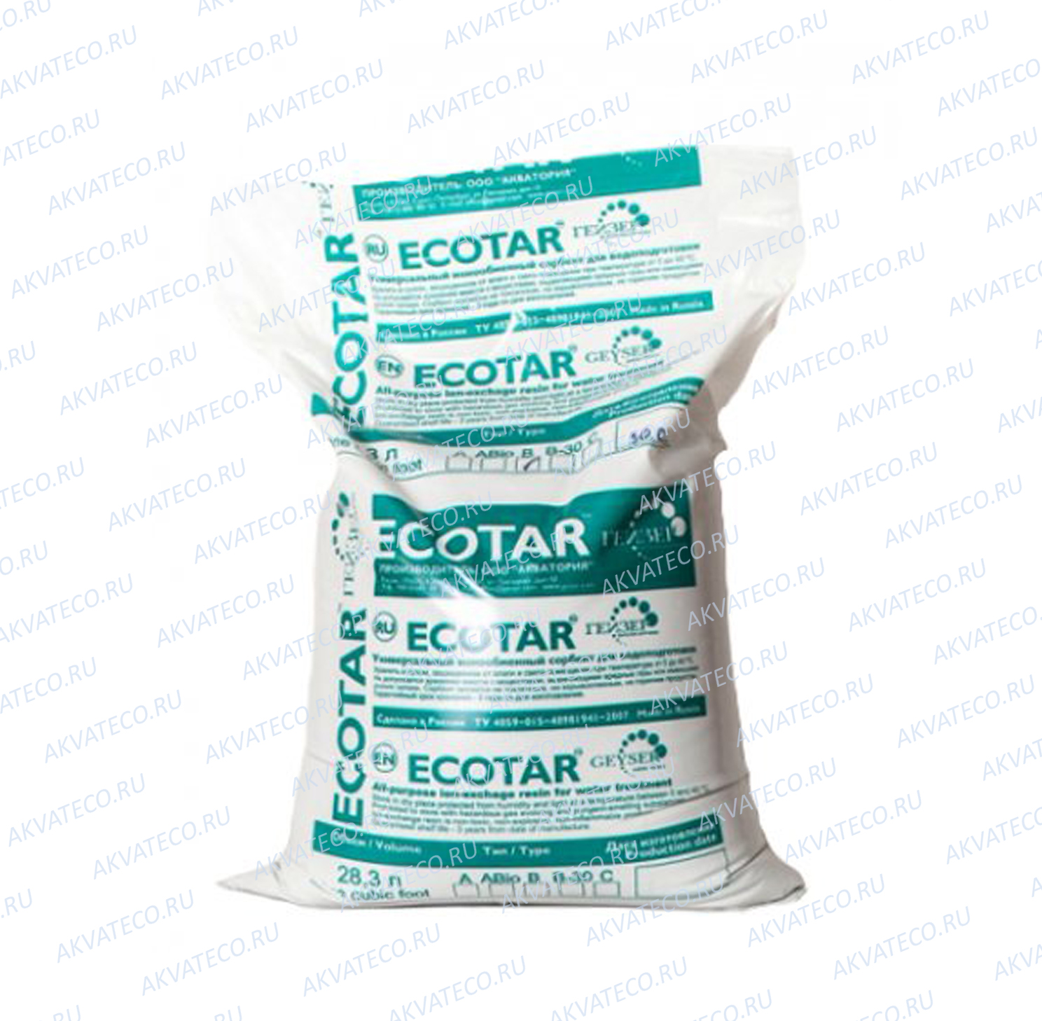 Фильтрующая загрузка Экотар B (Ecotar B)